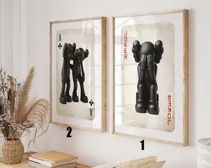 Hypebeast Figure Wall Art, Hypebeast Decor, Lucky You Poster, Trendy Aesthetic Poster, Black Hypebeast Poster, Hypebeast Playing Cards