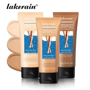 Long-Lasting Leg Foundation Cream, Moisturizing Matte Natural Makeup for Legs, Even Skin Tone Coverage, Dark Tinted Lotion