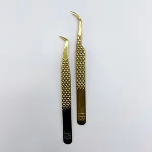 Fan Making Lash Extension Tweezer Duo