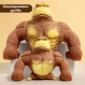 Fashion Antistress Gorilla Funny Gorilla Decompression Toy Doll Decompression Creative Toy Indestructible Soft Gorilla Statue