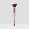 Beauty Creations Perfecting Powder Bronzer Brush - Expertly Designed Shape Cosmetic Tool for Face Makeup, Bronzer Blending & Highlighter Application, Professional Beauty Accessory for Natural Glow