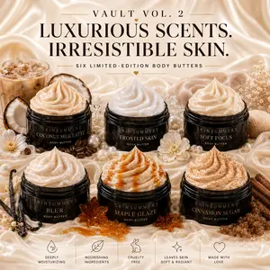 Limited Edition Whipped Body Butter, 8oz Moisturizing Glow Cream | SkinSummers Vault Vol. 2 Collection