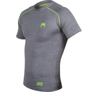 Venum Contender 2.0 Compression T-Shirt - Heather Grey