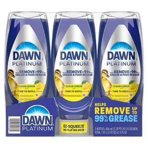 Dawn Platinum Bleach Alternative EZ-Squeeze Dish Soap - Clean Lemon, 3 pk./20.5 fl. oz. each