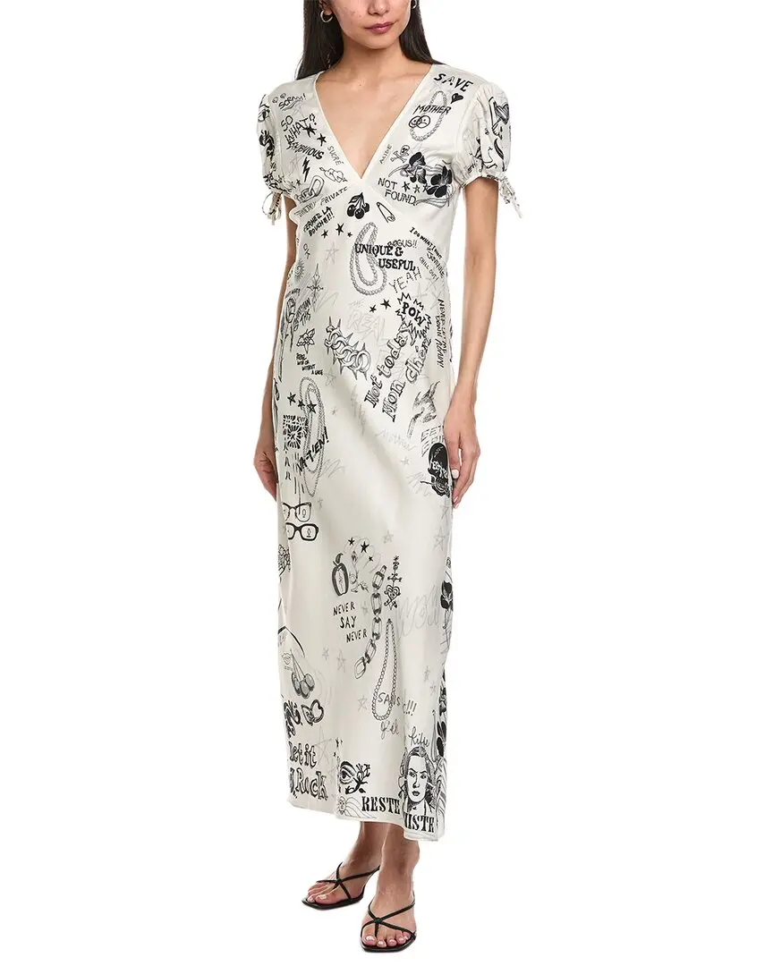 MOTHER The Cap And Gown Midi Dress
