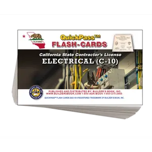 C-10 Electrical Contractor Exam QuickPass Flash Cards