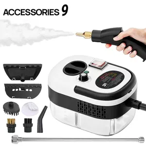 2500W Portable Multi-Function Steam Cleaner, High-Pressure Multi-Function Steam Cleaner, Fast Heating, 6 Adjustable Speed Levels, High-Temperature Sterilization, 1.2L Water Tank Suitable for Kitchen and Carpet.A Great Labor Day Gift
