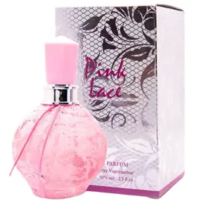 Pink Lace Eau De Parfum 3.4oz / 100ml Fruity Floral Perfume for Women + 2 Free Samples