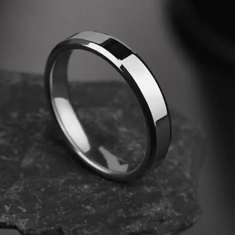 Minimalist Ring, Geometric Design Ring, Stainless Steel Ring for Men & Women, Fashion Rings, Beautiful Rings, Everyday Ring, Finger Rings, Fashion Jewelry for Party, Daily Clothing Decor, Trendy All-match & Exquisite Jewelry for Birthday Gift