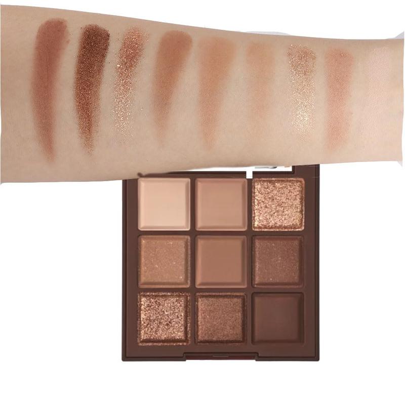 Brown Eye Shadow palette- Rose Gold Dark Brown Eyeshadow Palette Colorful, Matte Shimmer Highly Pigmented Nude Eyeshadow Palette Makeup Naturing-Looking Long Lasting2