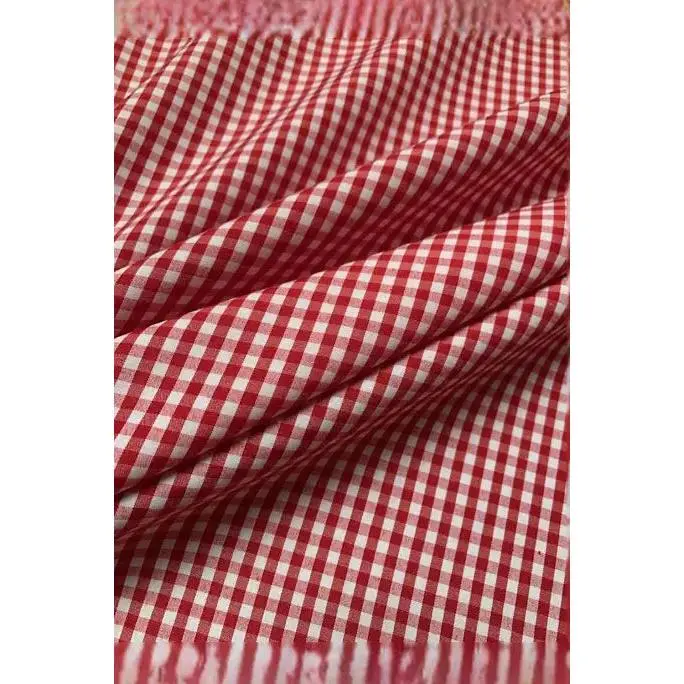 Red Gingham Fabric/ Guinga Roja
