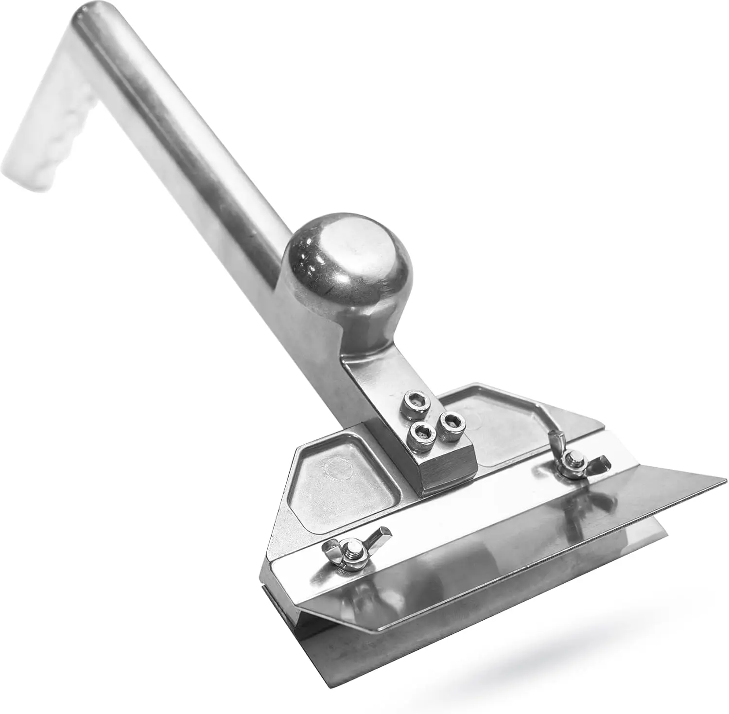 Professional Heavy Duty Grill Scraper for Flat Tops with Stainless Steel Scraper , Flat Top Scraper for Griddle with   Handle, Ideal for Griddle, Outdoor Grill Cleaning