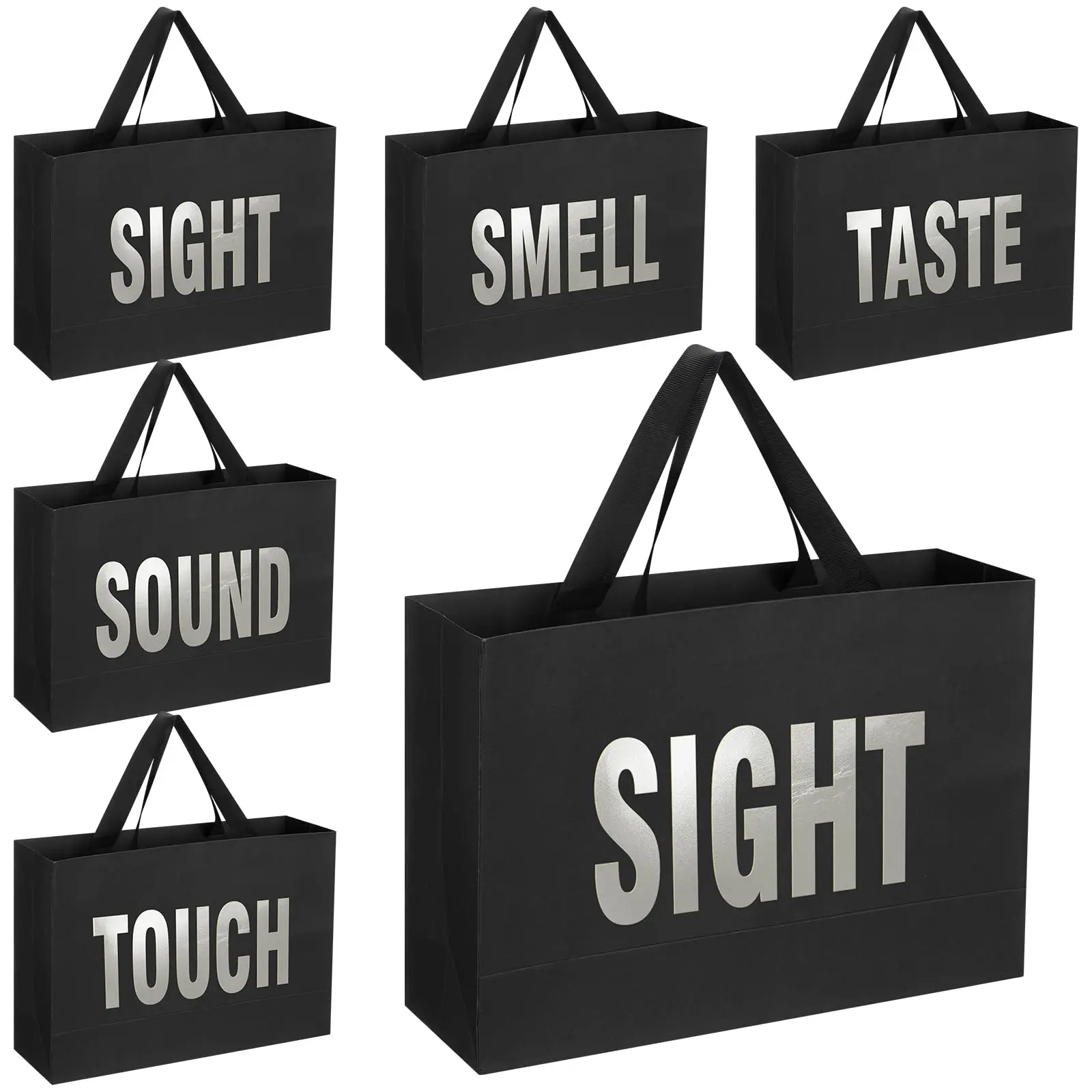 Black&Silvery,12.6 x 8.7 x 4 Inch