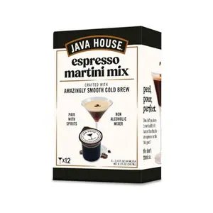Java House Cold Brew Espresso Martini Peel and Pour Pods – Premium 100% Arabica Cold Brew Concentrate – Smooth Coffee With French Vanilla Notes – 6 pack (Makes 12 Cocktails)