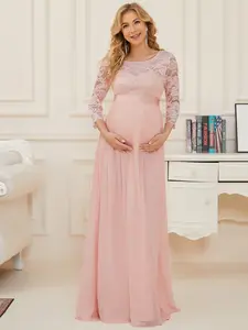 Ever-Pretty Sweetheart 3/4 Sleeve Floor-Length Lace Maternity Dress 20797 Ever-Pretty Sweetheart 3/4 Sleeve Floor-Length Lace Maternity Dress 20797