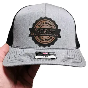 Over Worked & Underappreciated, Blue Collar, trades,  Richardson 112 hat, Workwear, Baseball Cap