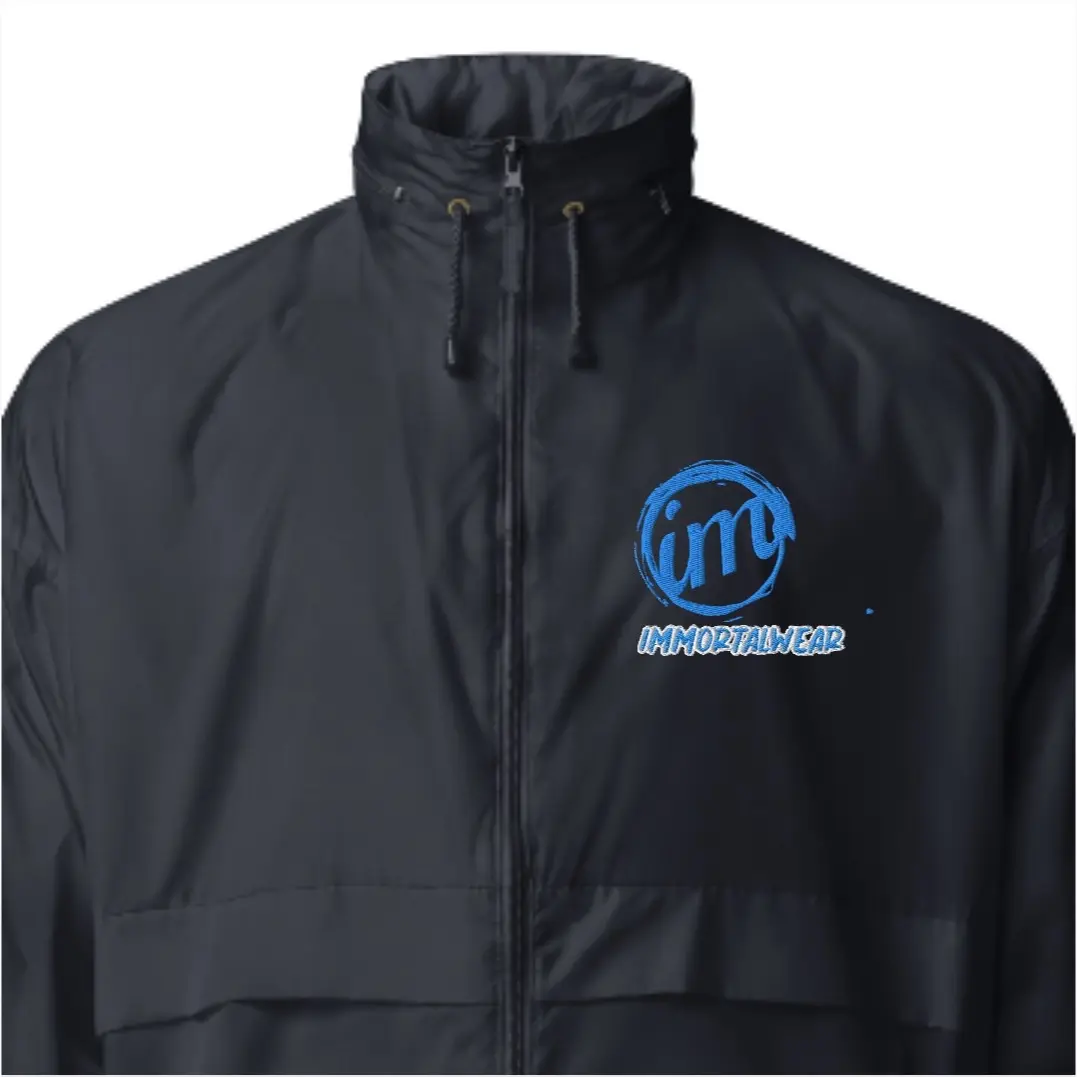 Unisex Immortal Windbreaker Jacket - Fashionable Coat - Menswear/ womenwear , Coats Embroidered Personalized Clothing