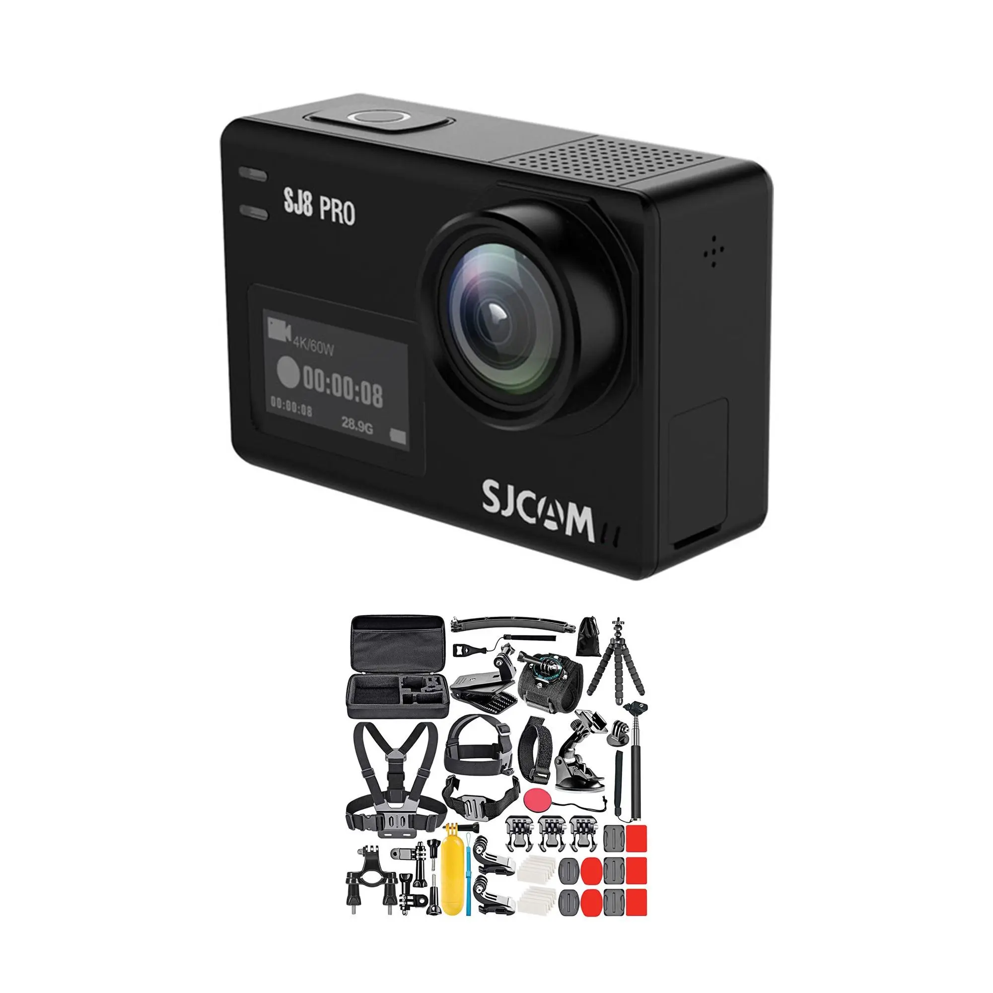 SJCAM SJ8Pro 4k Action Camera with 50-in-1 Accessory Bundle SJCAM SJ8Pro 4k Action Camera with 50-in-1 Accessory Bundle