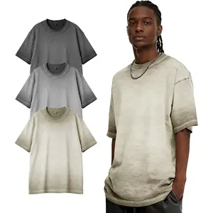 Eisctnd Oversized T Shirts for Men Cotton Loose Fit Baggy Vintage Casual Streetwear Unisex Y2K Tee Shirt