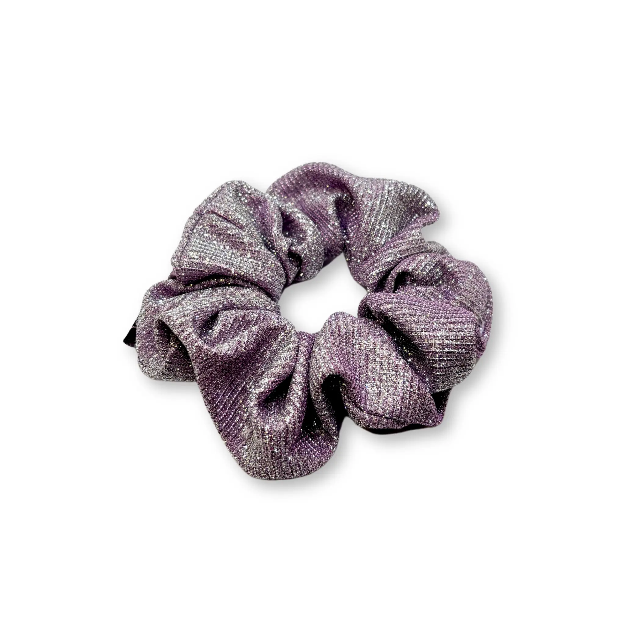 Mini Lavender Sparkle Scrunchie