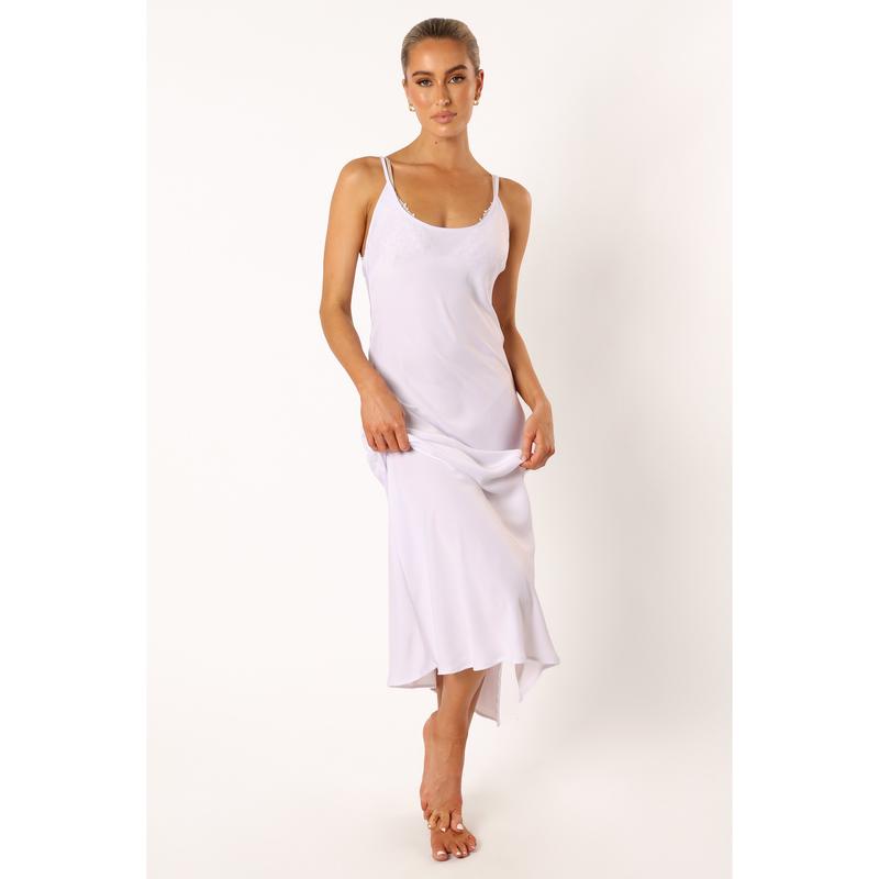 Neroli Maxi Slip - Ivory