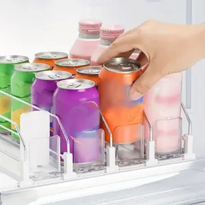 Refrigerator Beverage Pusher/beverage Storage Box/soda Can Dispenser, Durable Design, Ideal for Kitchen Organization & Daily Use