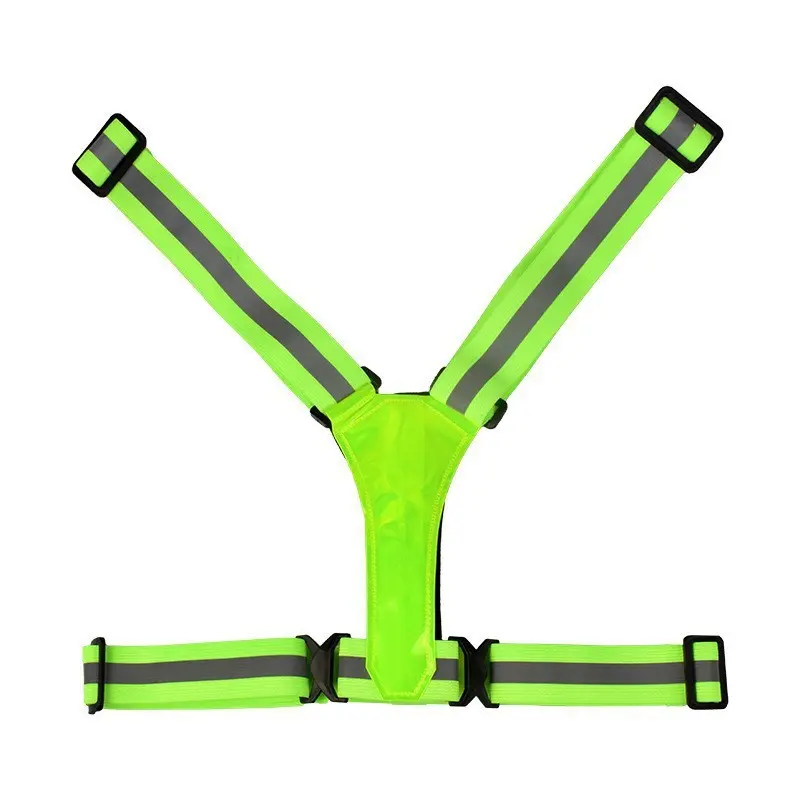 Green * glow bar * mesh vest * one size