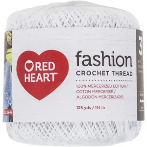 Fashion Crochet, Thread Size 3, White