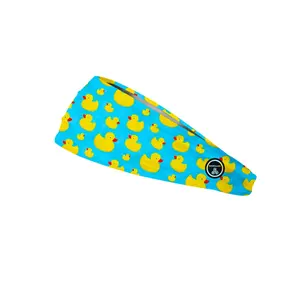 RAVEbandz The Pro - Wide Stretch Headband (Rubber Duckie)