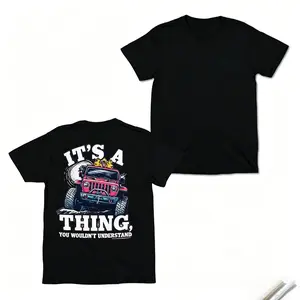 180g[100%cotton]It's a Thing Casual Comfortable Pure Cotton Crew Neck T-Shirt Unisex Top for Womenswear Top Tshirt Summer Streetwear Shortsleeve