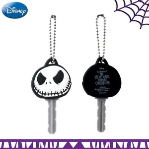 1PC Disney Officially Licensed Keychain The Nightmare Before Christmas Jack Cute Cartoon Fashion Trend Backpack Car Key Key Ring Pendant Exquisite Creative Clothing Accessories Room Desk Arrangement Decorations Christmas Birthday Gift