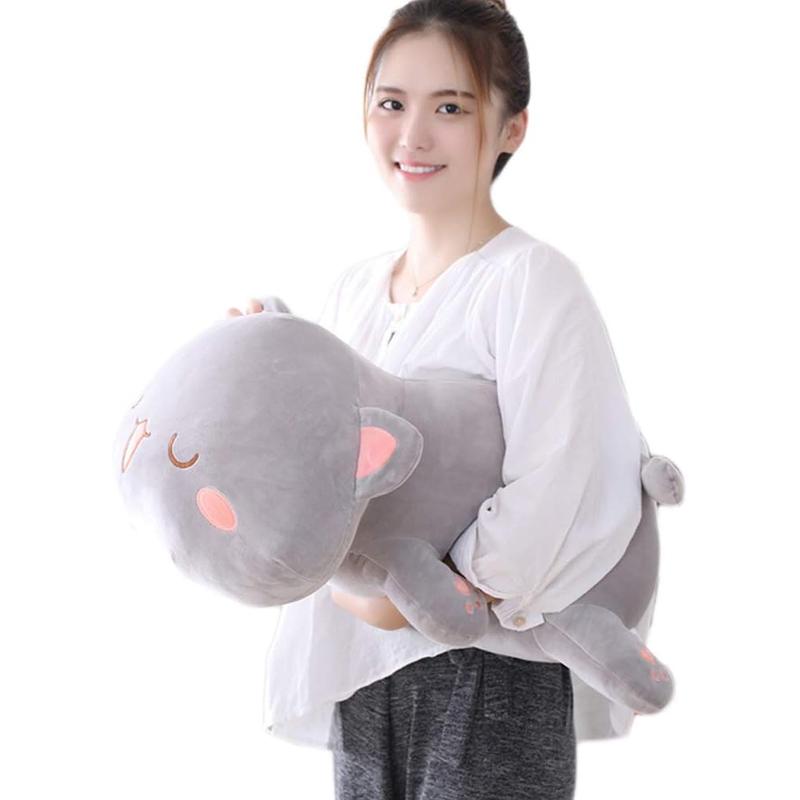 Cat Stuffed Animals, Soft Cat Plush Pillow Kitten Stuffed Animal Toy Gifts for Kids