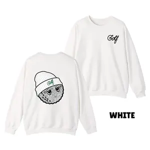Ball Golf Beanie Sweatshirt & T-Shirt, Premium Golf Graphic Sweater, Unisex Soft Cotton Streetwear Pullover, Gift For Golf Lovers, Men's Sweatshirts