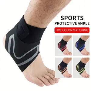 Two-piece Sports Ankle Brace, Compression Anti-sprain Ankle Sleeve, Breathable Ankle Sock, Suitable for Basketball, Soccer, Hiking, Fitness, Boxing, Running, and Outdoor Sports. Ankle Support.