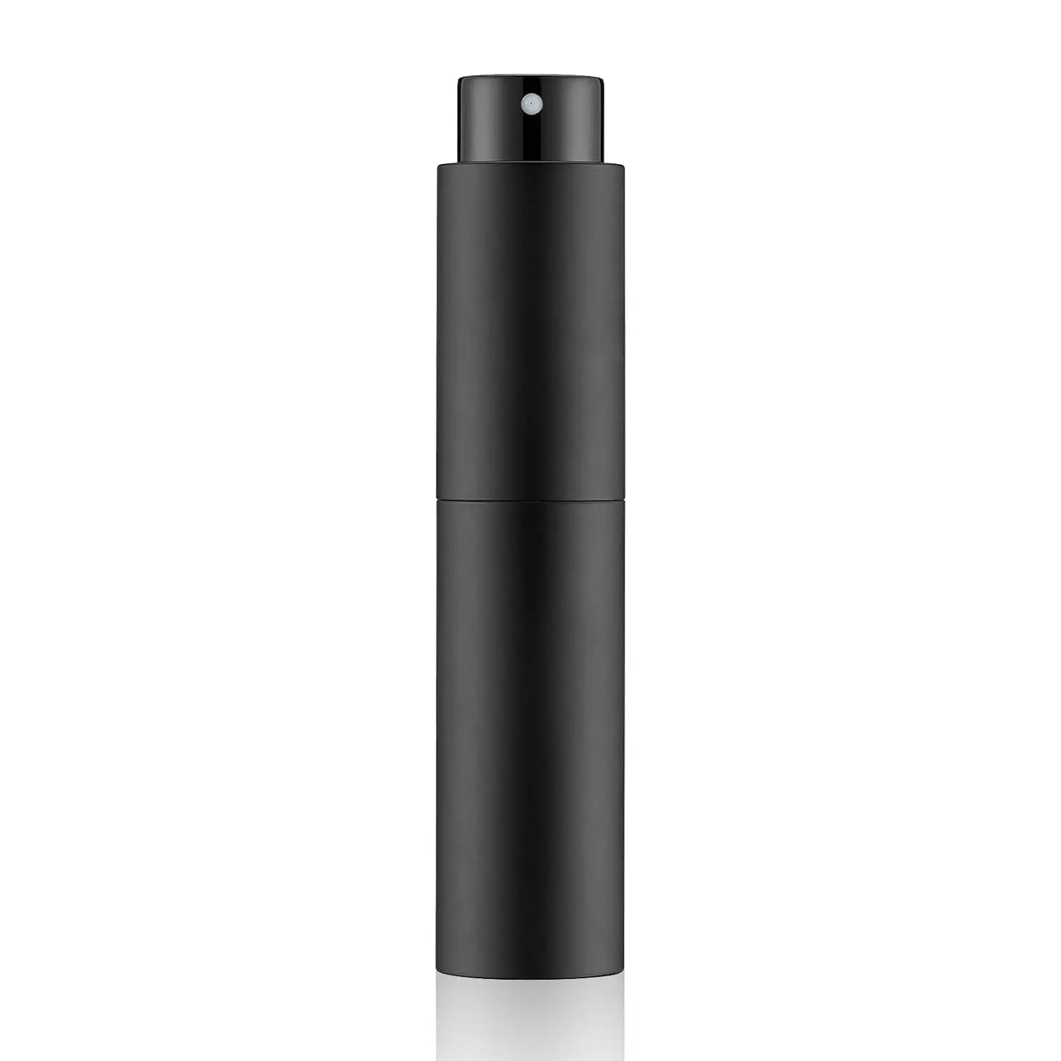 Tekson 10ml Travel Perfume Atomizer Refillable, Mini Cologne Spray Bottle Empty, Small Coffee Spray Bottle (Black)