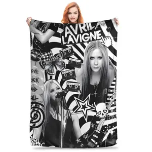 Avril Lavigne Flannel Multi-Purpose Warmth Blanket