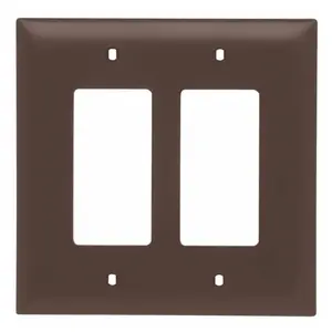 Pass & Seymour TP262BK Classic Unbreakable 2-Gang Decorator Wallplate, Electrical Replacement Wallplate for Home Improvement Switches & Accessories (MPN Included)