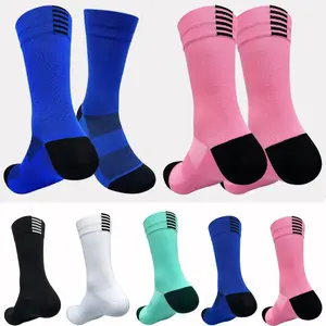 4pairs Professional Cycling Socks Tube  and Women's Outdoor Sports Quick-Drying Four Seasons Bicycle Socks Running Socks Menswear Bestie compressionsocks grip socks dots  socks  sport Breathable Moisture-Wicking Sports Socks