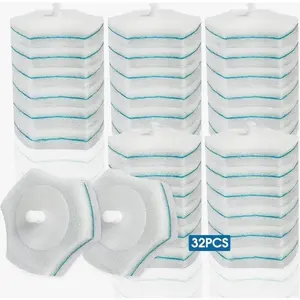 Disposable Brush Refills 32 Count Refills, Disposable Bowl Brush Refill Pads for and (Not Compatible with Handle)