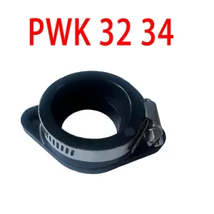 Pwk 32 34mm Carburetor Intake Tube Adapter for Utv Atv, Iron Material, No Ca Prop 65 Compliance, Ideal for Performance Enhancements