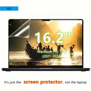 2pcs-16.2Inch High Definition Screen Protector Tailored for 2021-2024 Macbook Pro Models Including M1 Pro M1 Max M2 Pro M2 Max M3 Pro M3 Max M4 Pro/Max Chips A2485 A2780 A2991 A3186 A3403