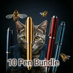 10 Beaded Pens bundle - Perfect for Office Stationery and Supplies