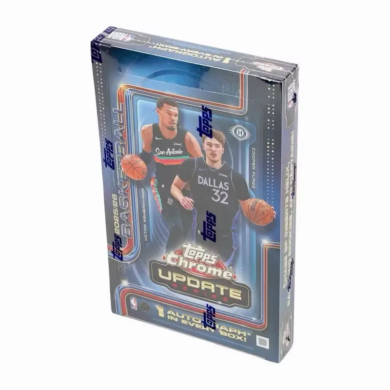 2025/26 Topps Chrome Update Series Basketball Hobby Box Trading Cards