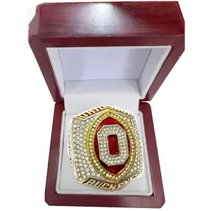 2025 Ohio College Football National Championship Ring With Box For Fans Best Collection Christmas Day Jewelry Gift.