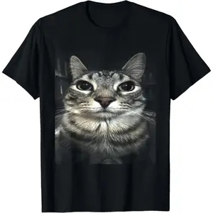 100% Cotton Silly Cat Meme T-Shirt