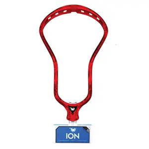 ECD Ion Lacrosse Head Unstrung with FlexForm Material, Diamond-Structured Vents, Ultra-Lightweight Design & Optimized Scoop for Attack and Midfield