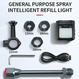 Rechargeable Spray Gun Light Kit - Fits All Poles, 3 Light Modes for Flawless Painting in Dark Spaces