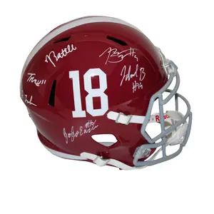 2021 Alabama Multi Signed Riddell Speed F/S Rep Helmet w/Bryce Young & More -PSA