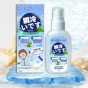 Japan ice sense cooling spray, summer outdoor sports clothing physical cooling spray, contains peppermint extract, moisturizing