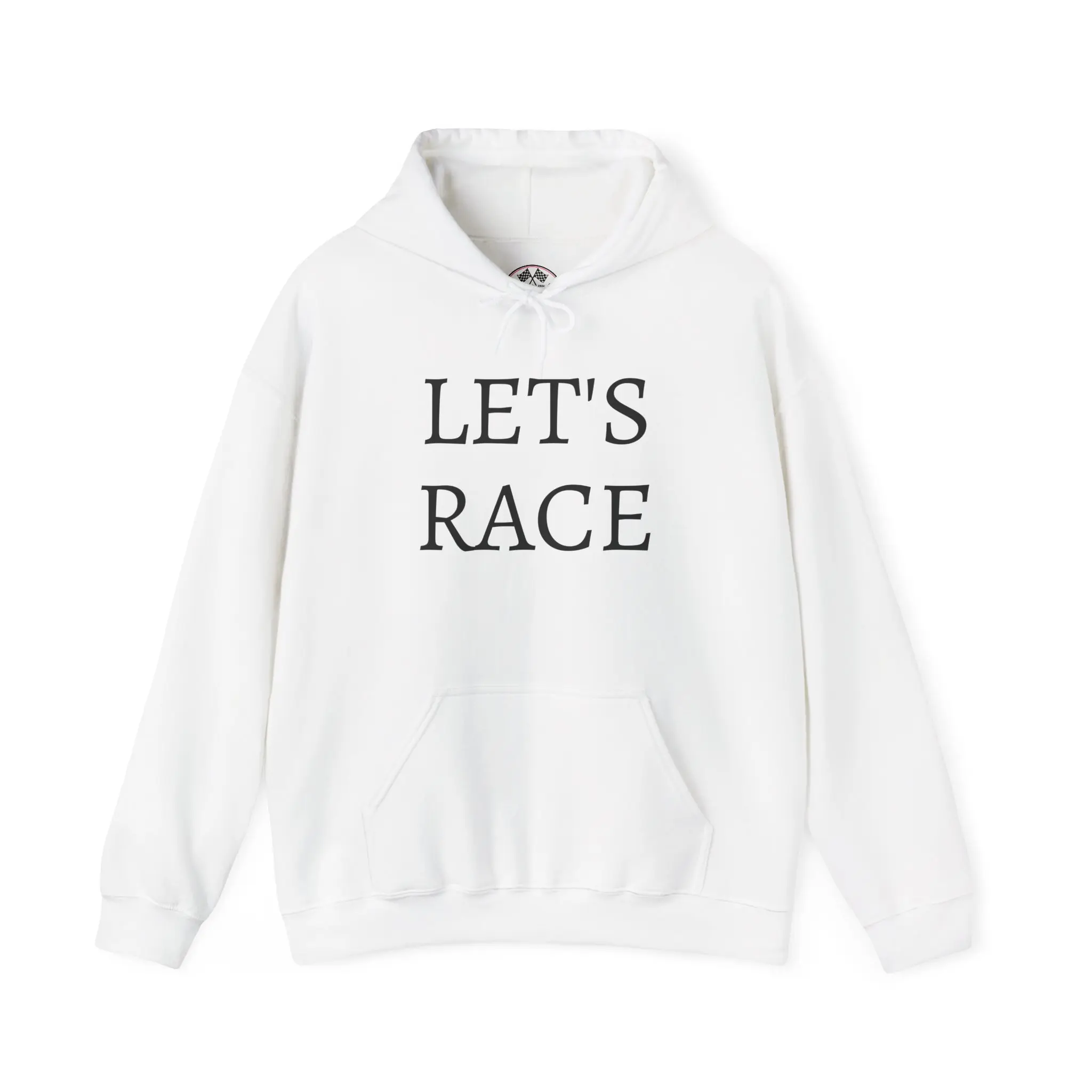 Racing Mom Hoodie | Let's Race graphic back print, Motorsport crewneck